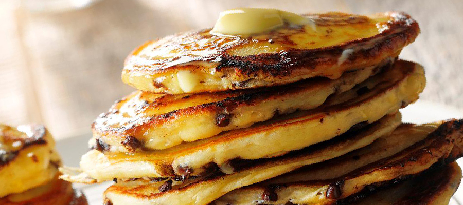 Chocolate chip pancakes