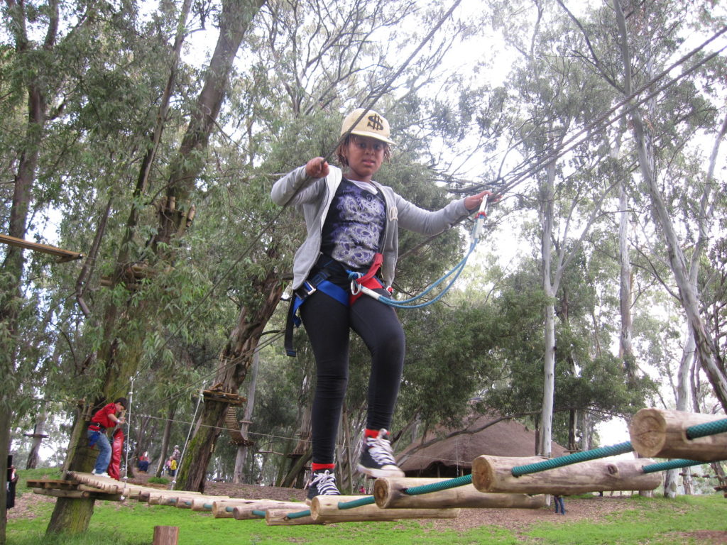 lerato walking Acrobranch walking on level 1