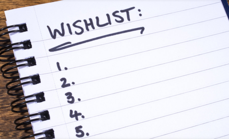 wishlist helps with gift giving