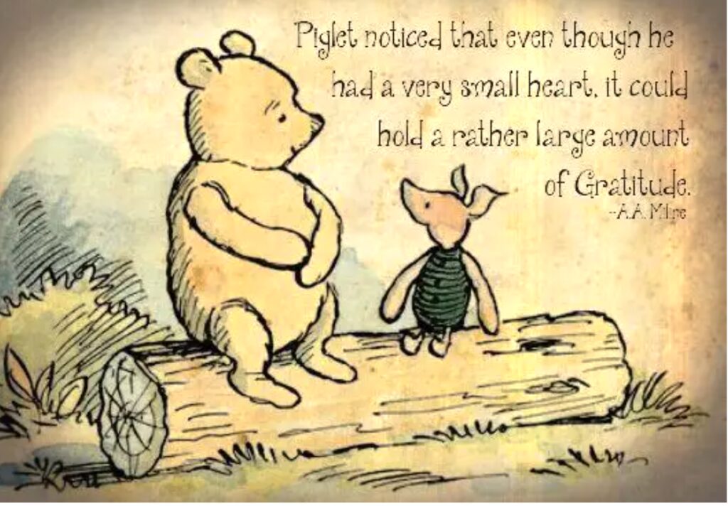 grateful winnie pooh