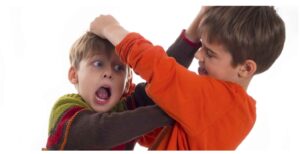 kids hurt two boys fight
