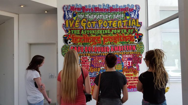 teenagers at a special school