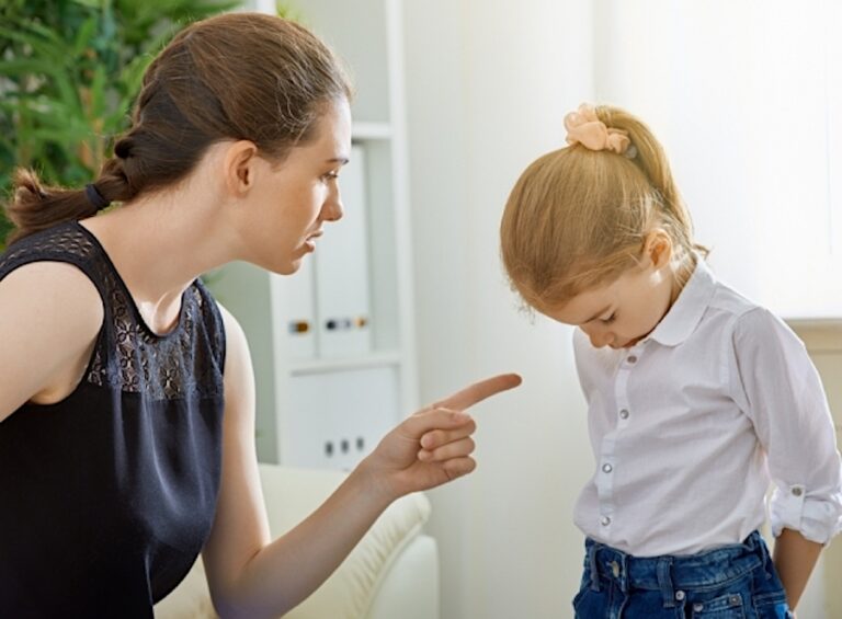 time-outs mom scolding boy