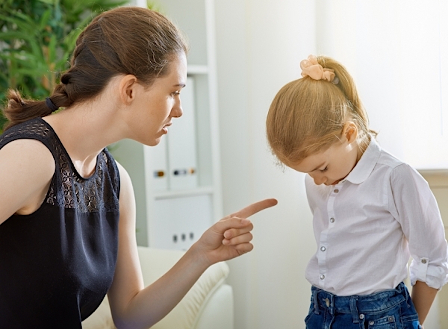 time-outs mom scolding boy