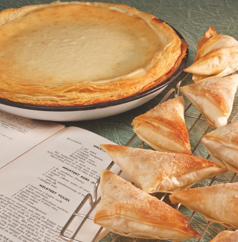 milk tart samoosas