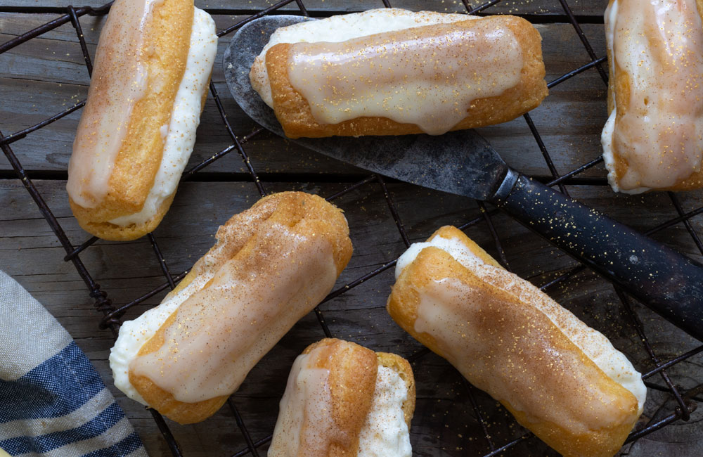Milk Tart Eclairs