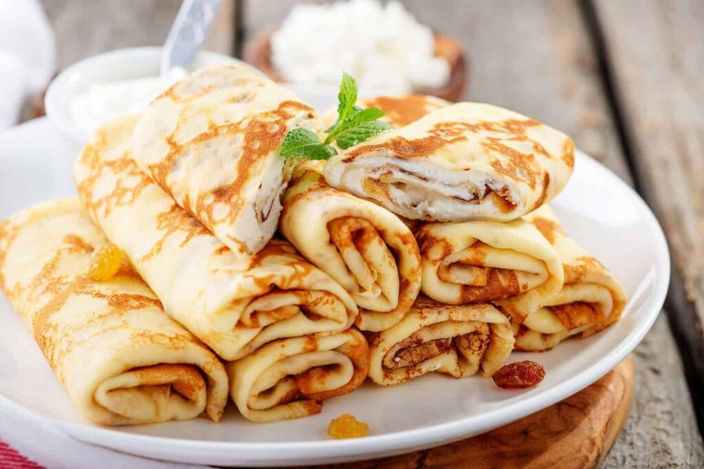 milk tart pancakes