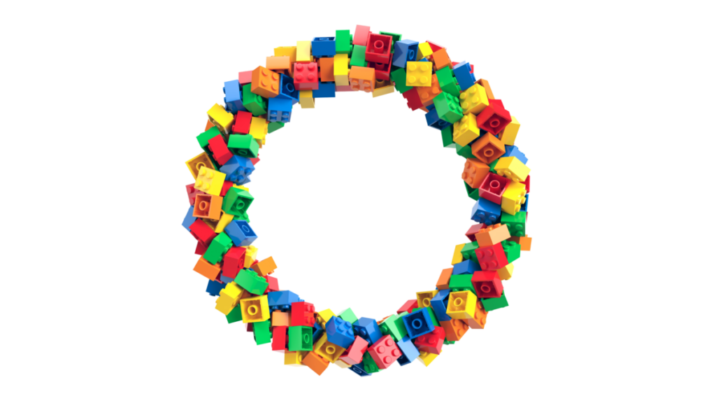 Building Blocks garland