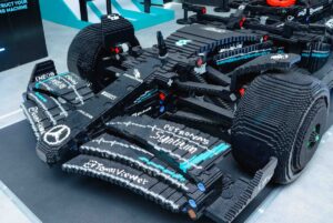 Life-size LEGO® Mercedes-AMG F1 car